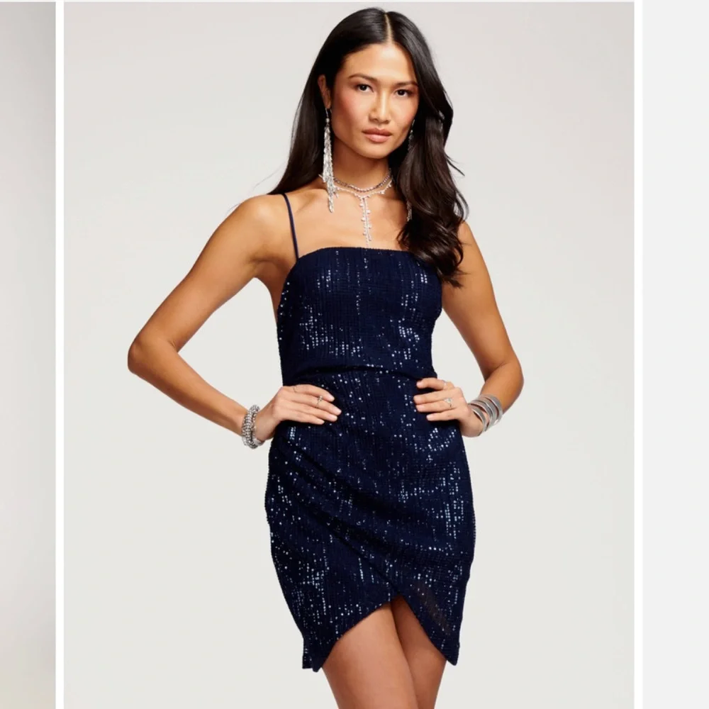 Ramy Brooks Richie Mini Dress in Navy size 8